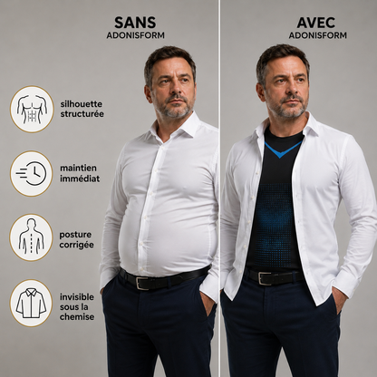 AdonisForm™ | Débardeur de Compression Gainant
